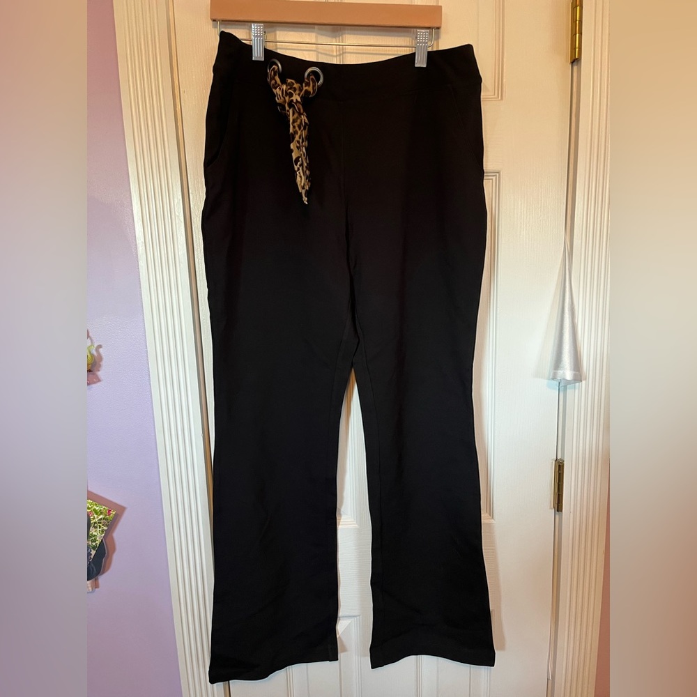 Stretchy flare pants